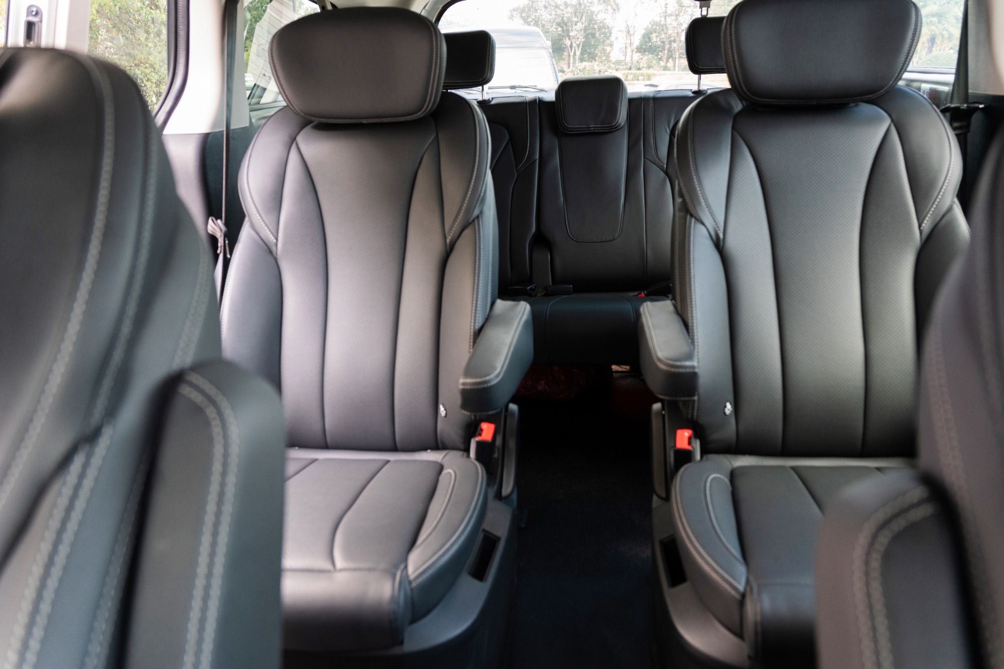 Passenger seating inside a tourism vehicle used for pre-arranged transfers