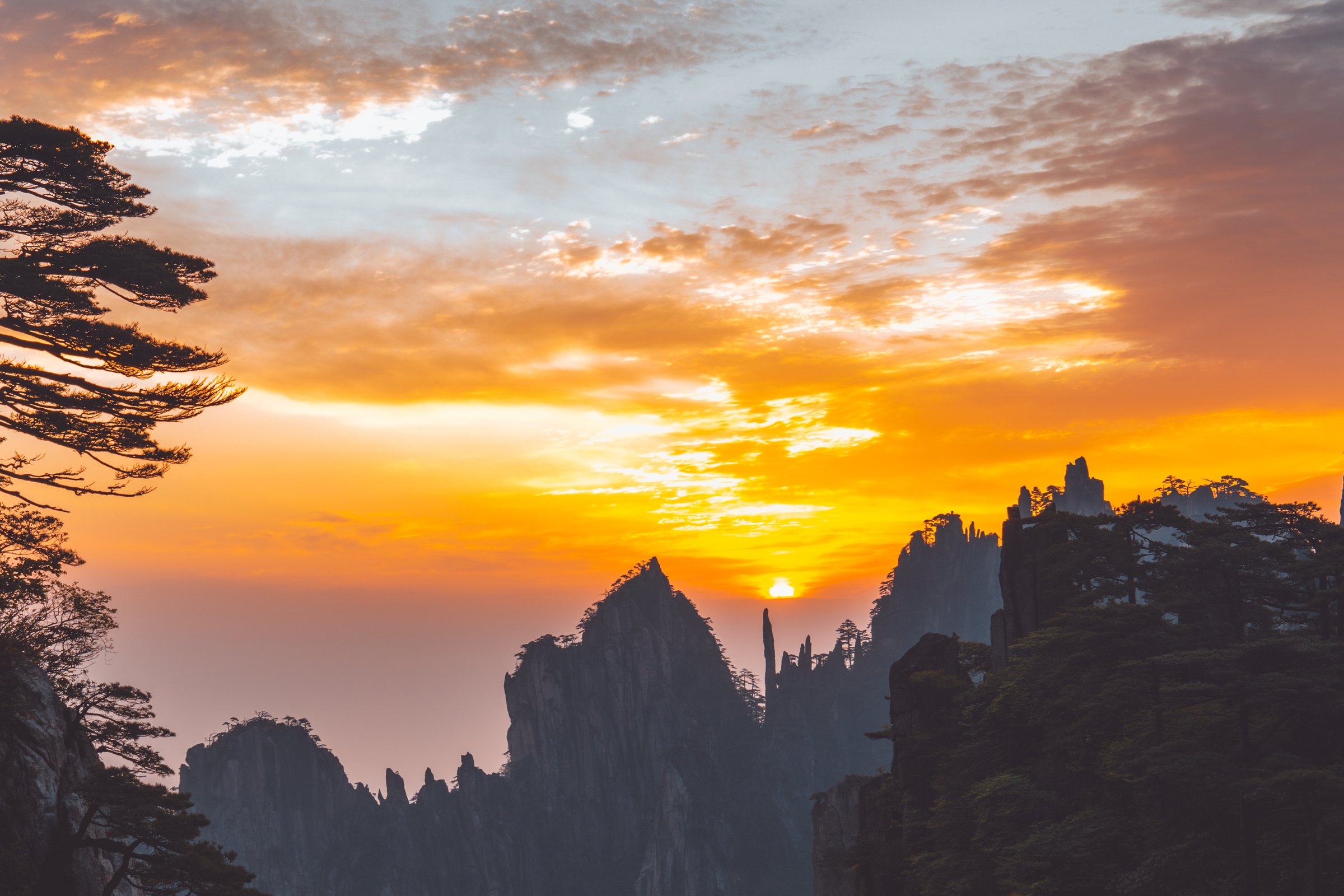 Sunrise over Yellow Mountain