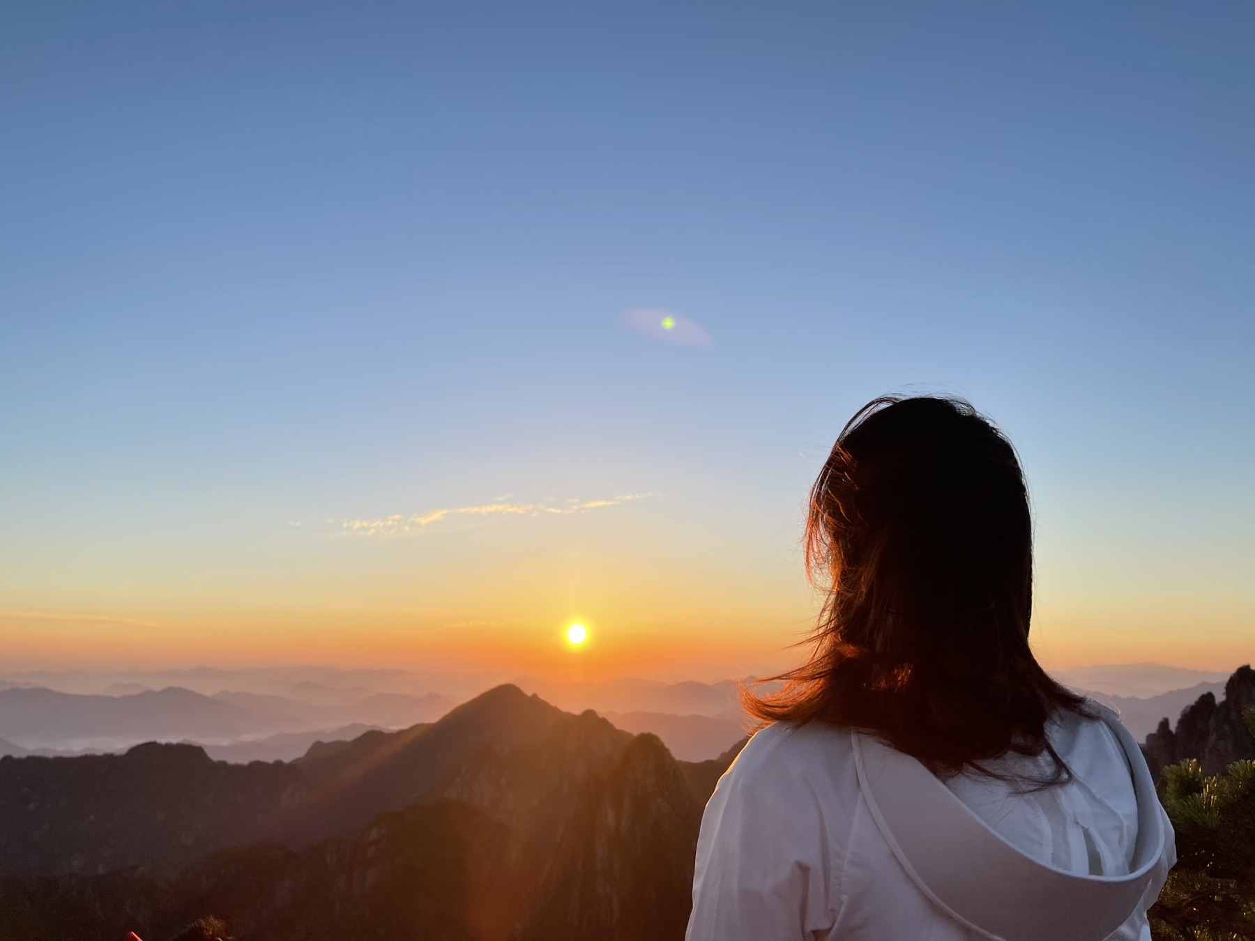黄山日出与云海